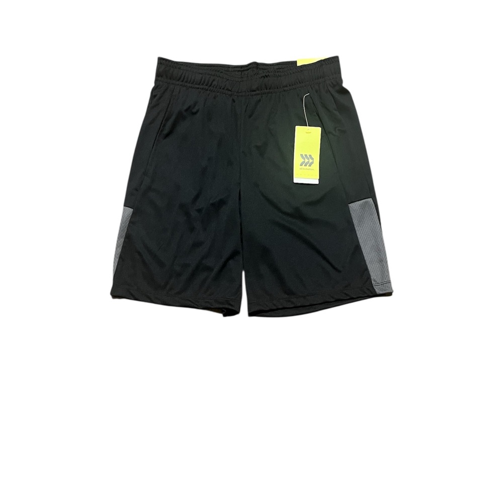 All in Motion Kids Black and Gray Shorts